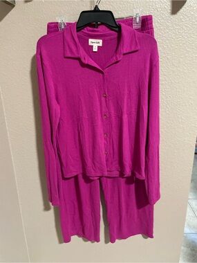 Nordstrom open edit magenta pajama set